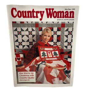 Country Woman Magazine Nov. Dec. 1999 Vol 29 No. 6 Cooking Crafts Design